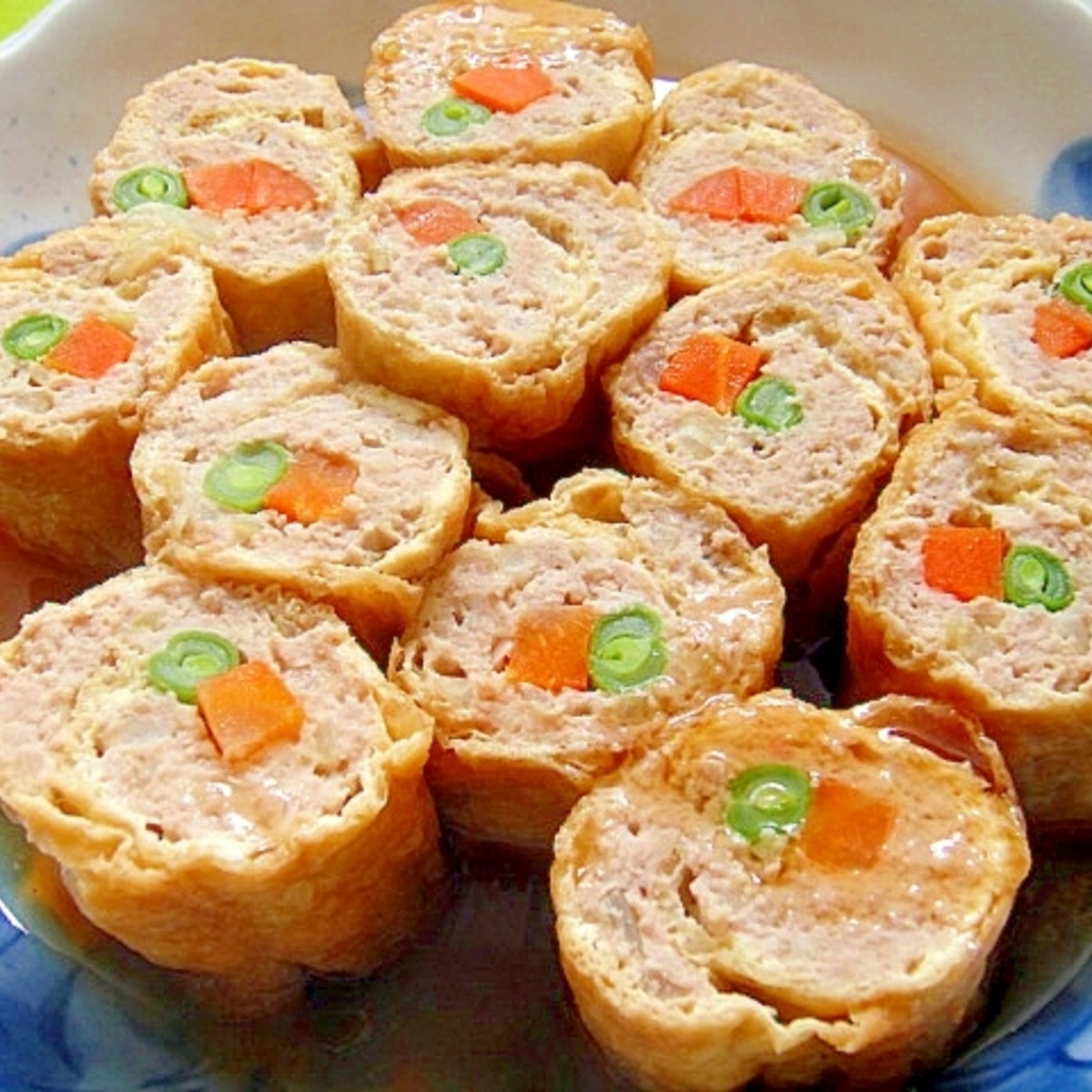 豚ミンチと野菜の揚げ巻き煮 レシピ 作り方 By Mint74 楽天レシピ